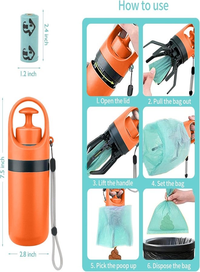 XPAPOV Dog Pooper Scooper, Portable pooper scooper with bag attachment, No Touch for Small Medium Large Dogs - Image 2